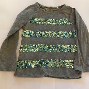 Mini Boden sequin long sleeve size 5-6Y